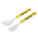 5 Style Bamboo Fiber Colorful Kids Meal Set Feeding Tools Plate Cup Spoon Fork Kid Bowl