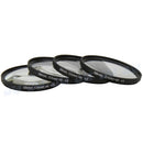 Universal 58mm Macro Close Up Filter Lens Kit +1 +2 +4 +10 for 58mm Camera Lens