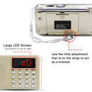 Mini Portable Am/Fm Radio Mp3 Music Player Speaker Support Micro-Sd/Tf Card