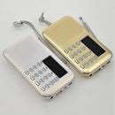 Mini Portable Am/Fm Radio Mp3 Music Player Speaker Support Micro-Sd/Tf Card