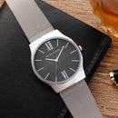 VA VA VOOM 8001 Men Business Quartz Watch Stainless Steel Strap Big Casual Dial Watch