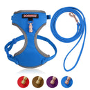 Small Dog Vest Harness & Leash Set Dog Collar Luxurious Breathable Soft Comfy Mesh Padding