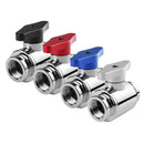 G1/4 Thread Dual Inner Teeth PC Water Cooling Shutoff Valve Water Ball Valve Waterway Control