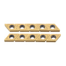 MACHIFIT 10pcs DCMT070204 VP15TF Internal Turning Tools Carbide Insert Cutting Tool  CNC Lathe Tools For Steel