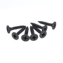 Suleve M3.5CP2 1000Pcs M3.5 20mm Corss Black Recessed Flat Head Self Tapping Ash Phosphorus Drywall Metric Threaded Wood Screw Nail Bolt