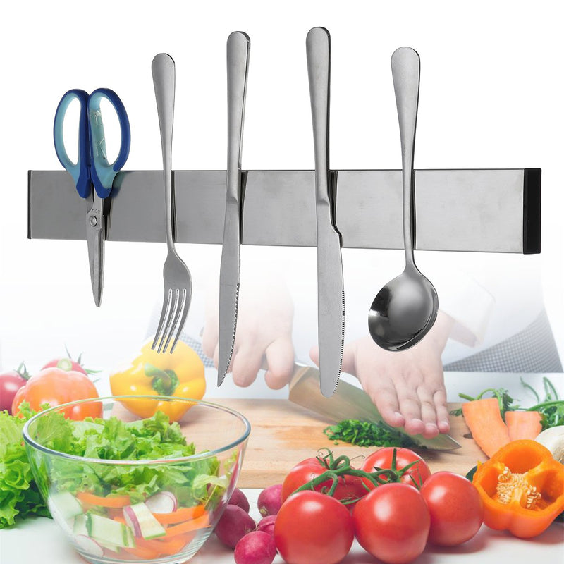 Stainless Steel Magnetic Kitchen Cutter Holder Wall Mounted Organizer