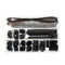 635Pcs Dupont Connector Housing Male/Female Pin Connector 40 Pin 2.54mm Pitch Pin Headers and 10 Wire Rainbow Color Flat Ribbon IDC Wire Cable Assortment Kit