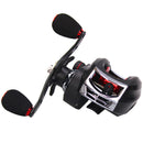 ZANLURE 7.2:1 Alloy Baitcasting Fishing Reel Multi Bearing Double Brake Left Right Fishing Wheel