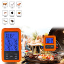 TS-TP40 Wireless Meat Thermometer Digital Remote Cooking Thermometer BBQ Food Thermometer with 4 Stainless Steel Waterproof Probes