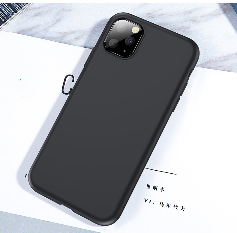 Cafele Smooth Shockproof Soft Liquid Silicone Rubber Back Cover Protective Case for iPhone 11 6.1 inch