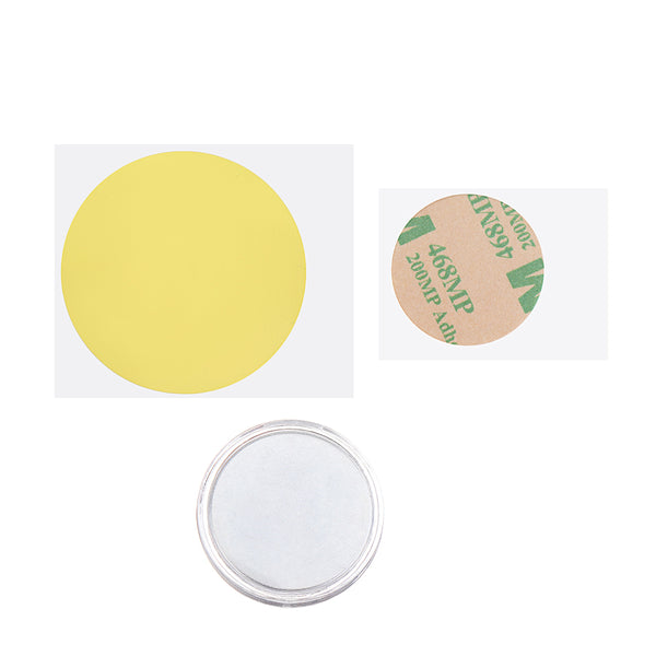 1pcs N35U Heated Bed 25*2mm Circular Magnet with Back Glue High Temperature Glue for 3D Printer