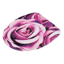 180x180cm Purple Rose Bathroom Shower Curtains With Hook + Toilet Mat + Rug