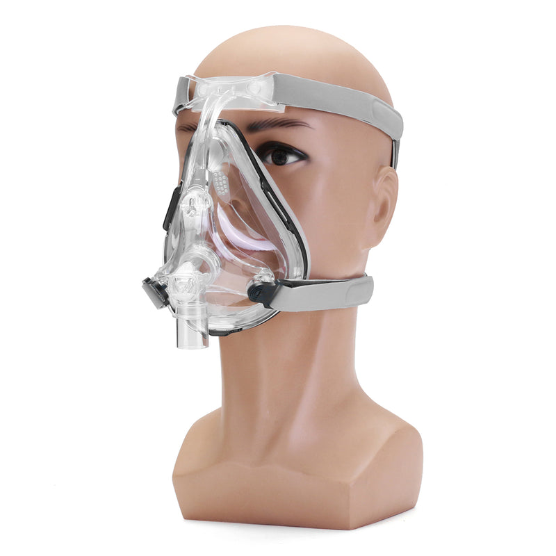 Silicone Gel FM FM1 Nasal Mask Headgear Masks Interface Sleep & Snore Strap Full-Face Mask