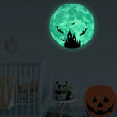 30Cm Large Moon Glow In The Dark Pattern Stickers Luminous DIY Wall Sticker