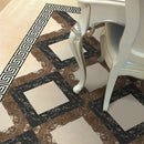 Plate Marble Pattern DIY Tile Sticker High-end Floor Tile Decorative Line Stickers Tile Wall Sticker