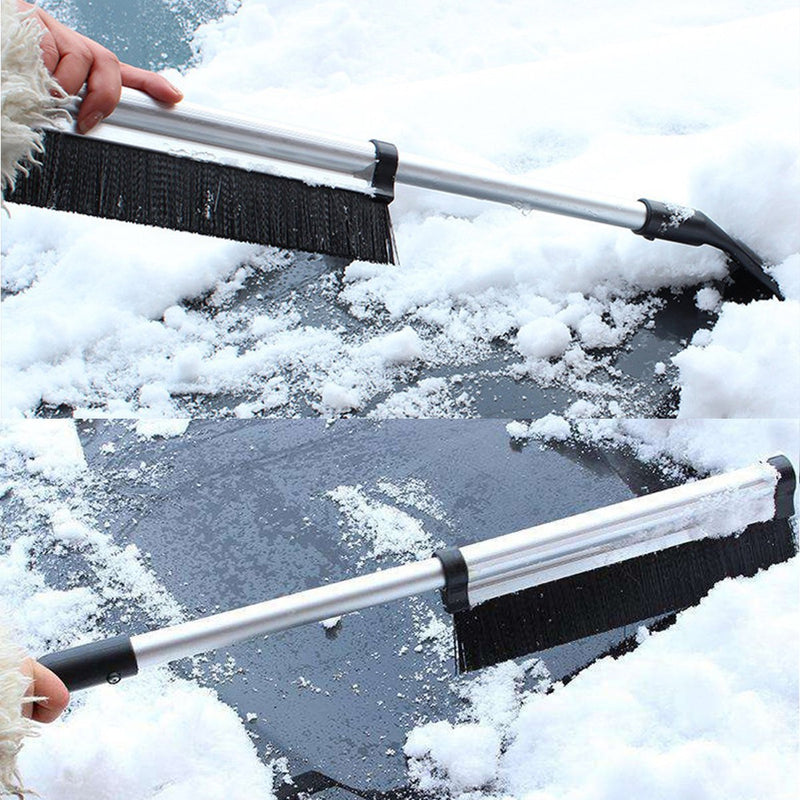 Snow Shovel Retractable Multi-functional Winter Defrosting Ice Shovel Snow Scrapers With Snow Brush