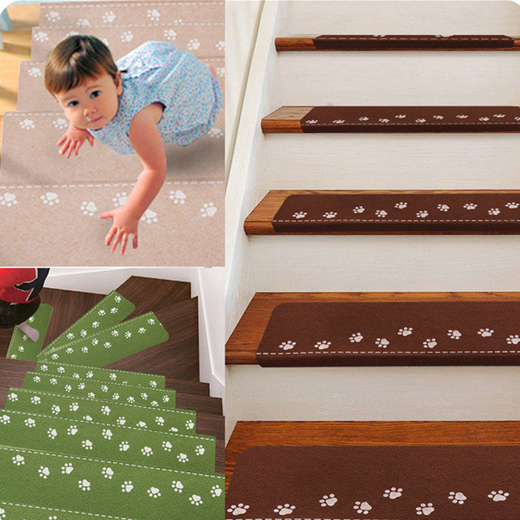 Honana WX-M3 Luminous Stair Mat Step Floor Carpet Easy Clean Door Anti Skid Mats Self-adhesion Rug