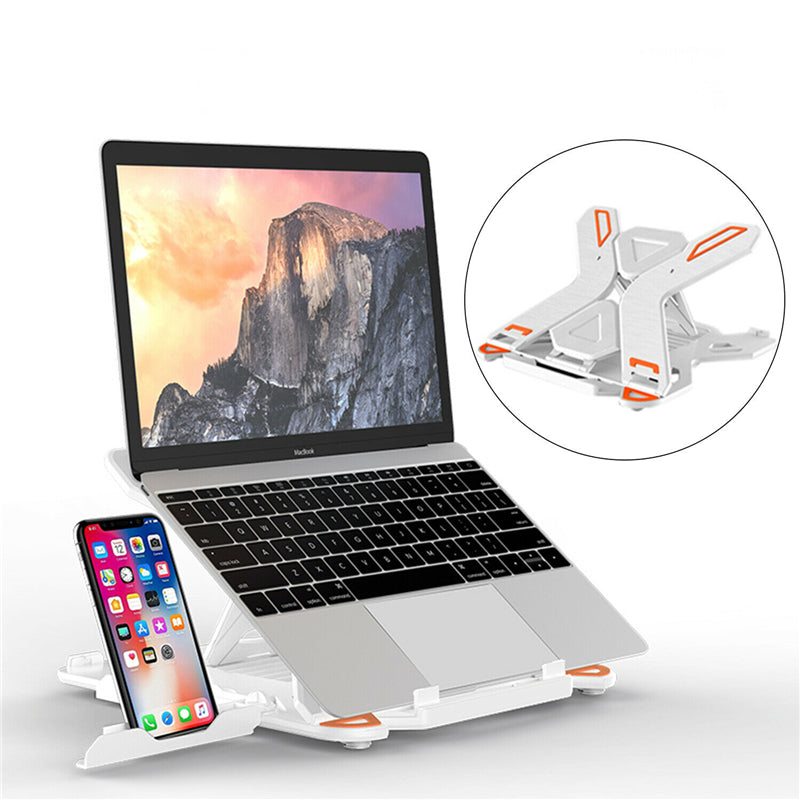 E5 Portable Laptop Stand Adjustable Computer Stand with Phone Holder for Notebook