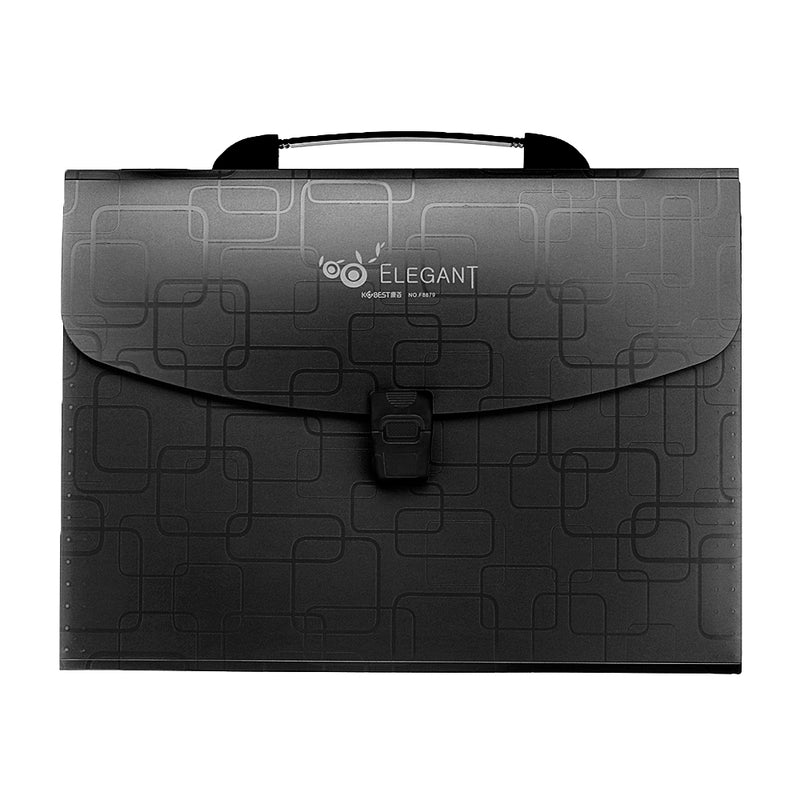 Kang Bai Feng F8879 A4 File Folder Organ Bag Multilayer File Bag Multi-functional Business Conference Document Holder Desktop Paper File Organizer