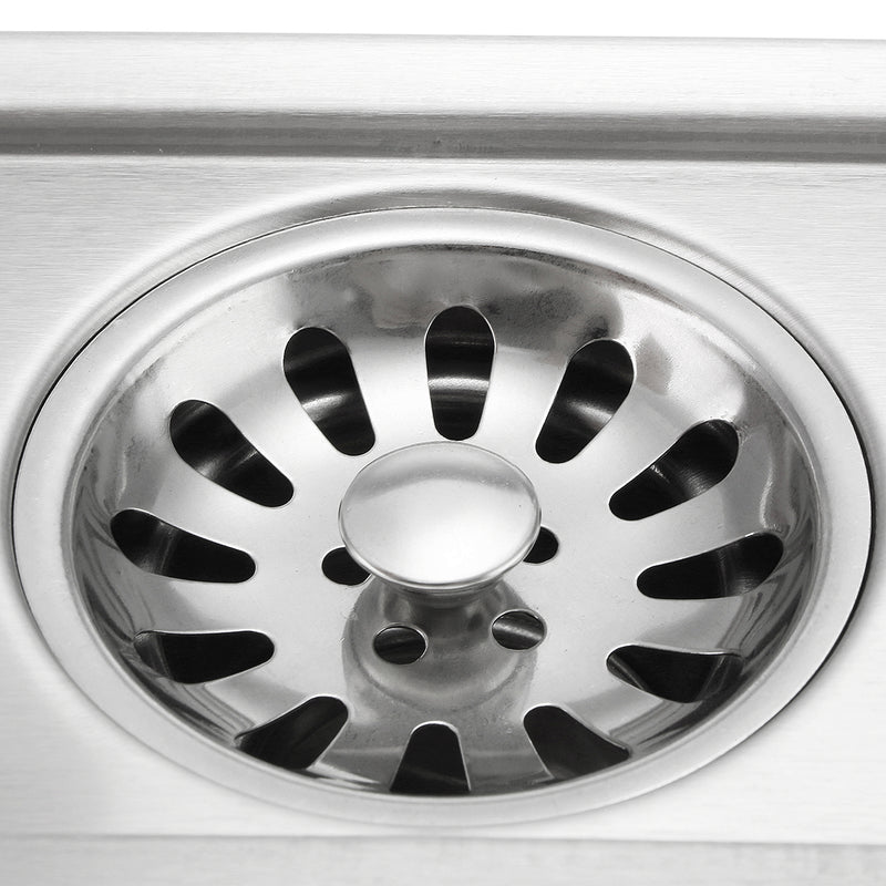 200x100mm Stainless Steel Rectangle Shower Floor Drain Removable Strainer Linear Quick Drain Grate