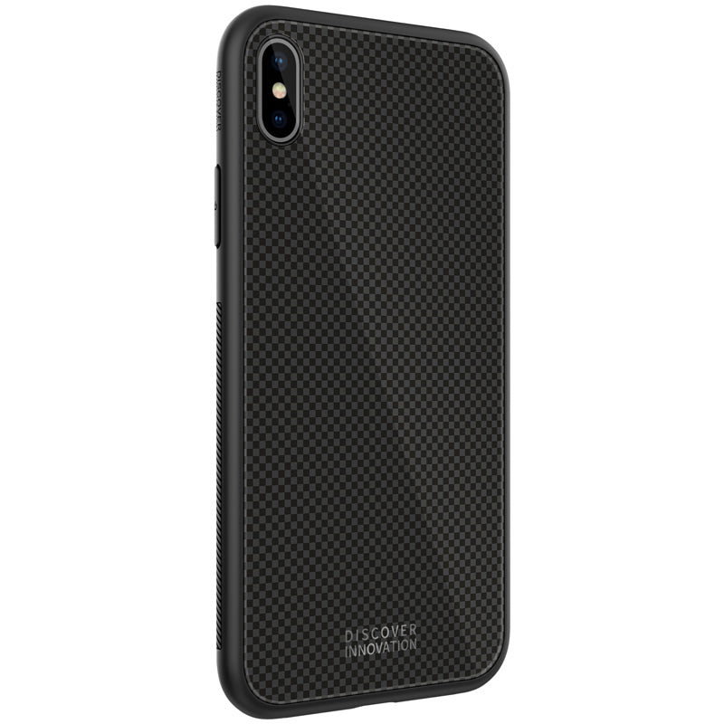 NILLKIN Shockproof Tempered Glass + Soft TPU Back Cover Protective Case for iPhone XS