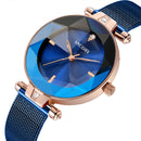 MEGIR 4209 Fashion Cutting Dial Women Watch Light Luxury Waterproof Quartz Watch