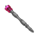 Broppe 5pcs Double Head 65mm S2 Alloy PH2 Phillips Magnetic Screwdriver Bits 1/4 Inch Hex Shank