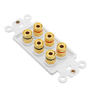 Home Theater 7.1 Surround Sound Speaker Sound Box Wall Plate HD Audio Banana