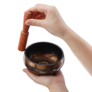 4 Sizes Buddhism Copper Tibetan Singing Bowl Set For Meditation/ Prayer / Yoga/ Music