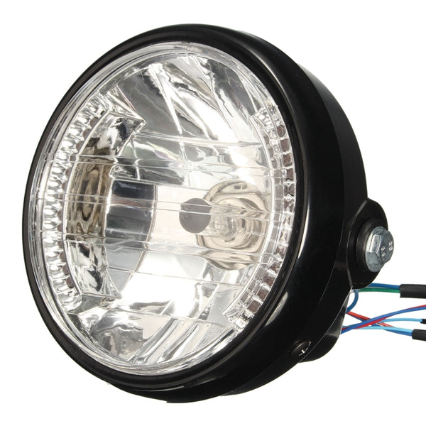 7inch H4 35W Motorcycle Headlight Amber LED Turn Signal Indicators For Harley Honda