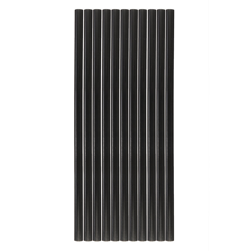 10Pcs 7X190mm Black Hot Melt Glue High Temperature Glue Sticks for RC Models