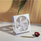 VH CE 7 Inch Portable Mini Metal Mute Fan Dual Mode Home Office Desk Brushless Motor Fan