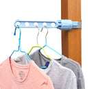 Creative Window Frame Cloth Hanger Rack Hang Holder 5 Hole Hanging Coat Storage Laundry Rack