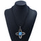 Unisex Fidget Spinner Necklace Four Leaf Crab Craws Pendant Necklace Women Men