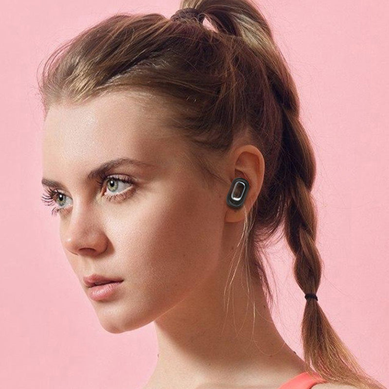 L1 Mini TWS bluetooth 5.0 Headset Wireless HiFi Stereo Sport Headphones Noise Cancelling Earphone with Charging Case for Xiaomi Huawei