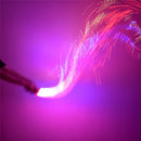 LED Fiber Optic Whip Strip Light 360 RGB Multi-Mode Flashlight Show Music Dance Festival Battery Operated