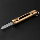 LAOTIE 98mm 6061 Aviation Aluminum Alloy Mini Folding Knife Tactical Portable Survival Tool With Keychain