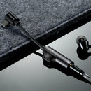 FLOVEME 2 in 1 Type C to 3.5mm Headphone Jack Audio Adapter Cable For Smartphone Tablet PC