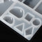 413Pcs Jewelry Pendant Mould Craft Silicone Resin Mold Necklace Pendant DIY