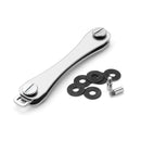Aluminum EDC Storage Tool Double Open Key Clip DIY Keychain Storage