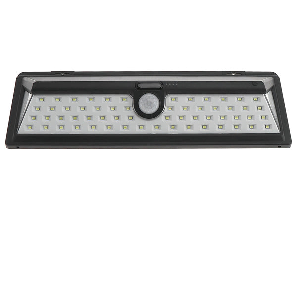Solar Powered 66 LED Motion Sensor Wall Light Waterproof Wide Angle Ourdoor Garden Security Lamp