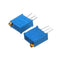 65Pcs 100R-1M 3296 Potentiometer Package 3296W Potentiometer Adjustable Resistor