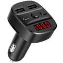 Bakeey 2.1A Dual USB Digital Display bluetooth FM Transmitter Fast Charging Car Charger For iPhone XS 11 Pro Huawei P30 Mate 30 Xiaomi Mi9 9Pro