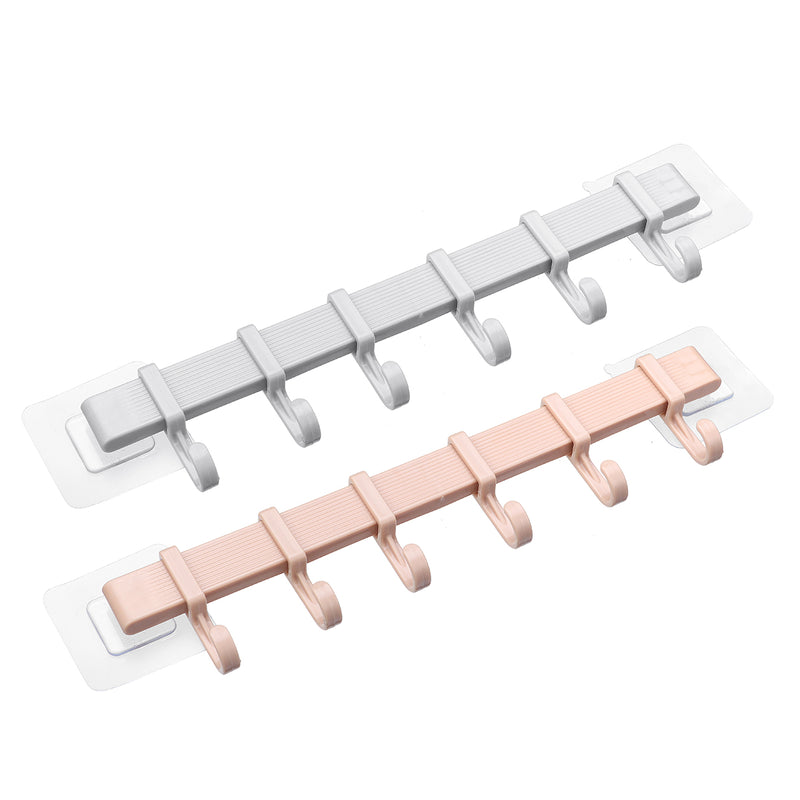 Bathroom Wall Door Hook No Trace Stickers Nail-Free Towel Hook Waterproof