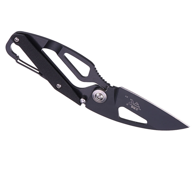 Sanrenmu 612 Multifunctional Tools Frame Lock Camping Folding Tool Carabiner Outdoor Camp Open Hang Multi Tool Quickdraw Clip Package Self Care Survive