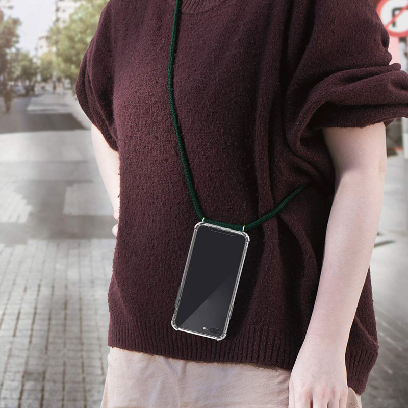 Bakeey Transparent Shockproof With Drawstring Necklace Rope Protective Case For Xiaomi Redmi Note 7 / Redmi Note 7 Pro