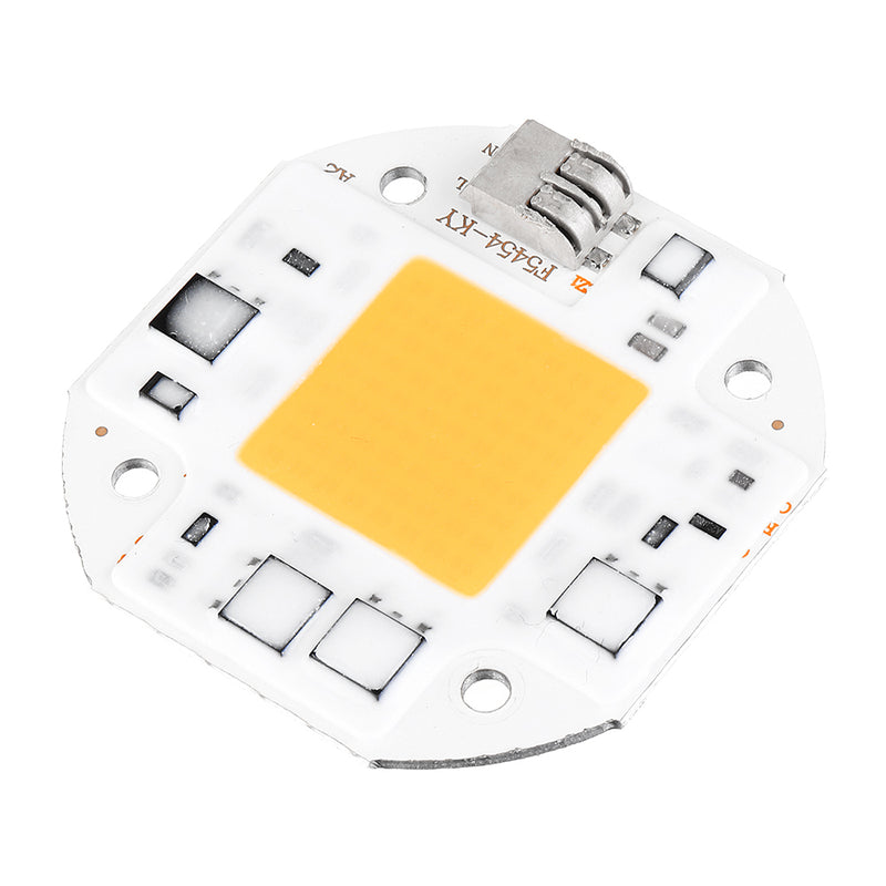 LUSTREON 50W LED COB Bead Light DIY Lamp Chip for Floodlight AC100-260V