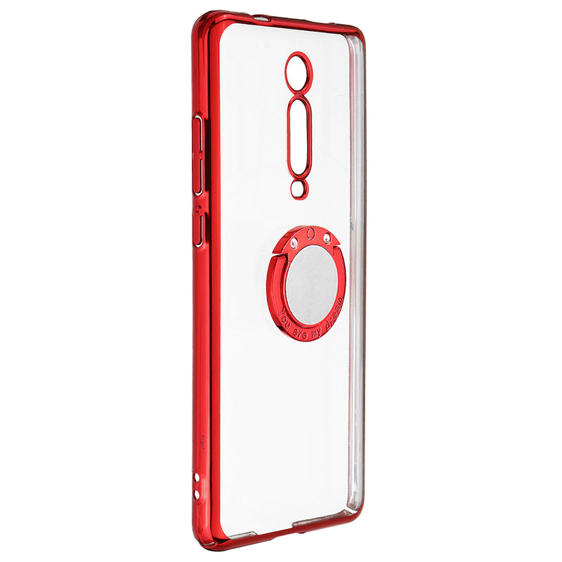 Bakeey Shockproof Plating With Ring Holder Hard PC Back Cover Protective Case for Xiaomi Mi 9T / Xiaomi Mi 9T Pro / Redmi K20 / Redmi K20 PRO