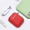 Dirose Portable Shockproof Dirtproof Silicone Wireless bluetooth Earphone Storage Case with Anti-lost Rope & Keychain for Apple Airpods 1/2