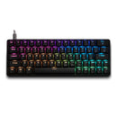 Geek GK64 64 Key Gateron Switch Hot Swappable CIY Switch RGB Backlit Mechanical Gaming Keyboard